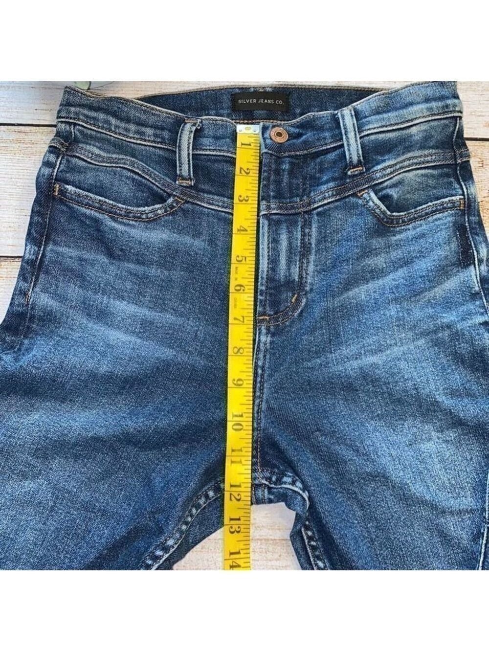 Silver Women's Ode to 80's High Rise Skinny Jeans (26) - Picture 4 of 9